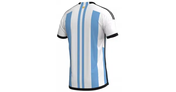 CAMISA ARGENTINA 3 ESTRELAS 2023 UNIFORME TITULAR DE CAMPEÃ DA COPA DO  MUNDO, AEROREADY