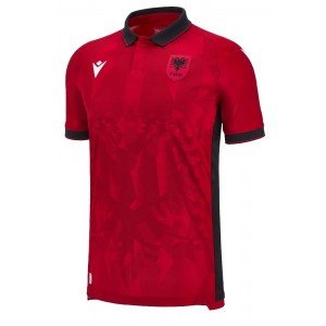 Camisa I Seleção da Albania 2023 2024 Macron oficial 