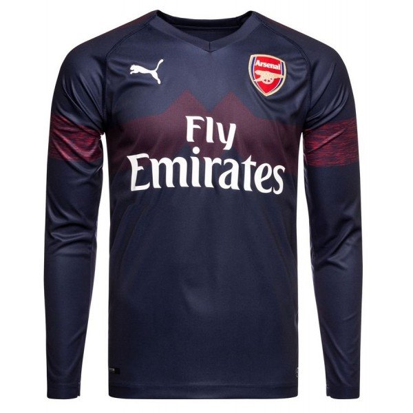 Camisa oficial Puma Arsenal 2018 2019 II jogador manga comprida