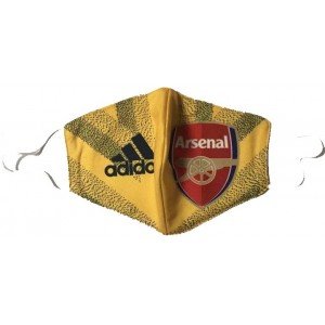 Mascara oficial Adidas Arsenal 2019 2020 amarela 