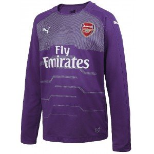 Camisa oficial Puma Arsenal 2018 2019 I Goleiro manga comprida