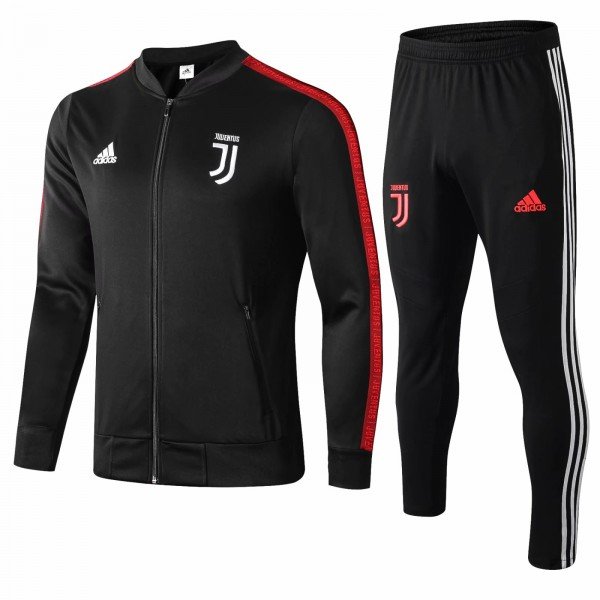 Kit treinamento oficial Adidas Juventus 2019 2020 preto e vermelho