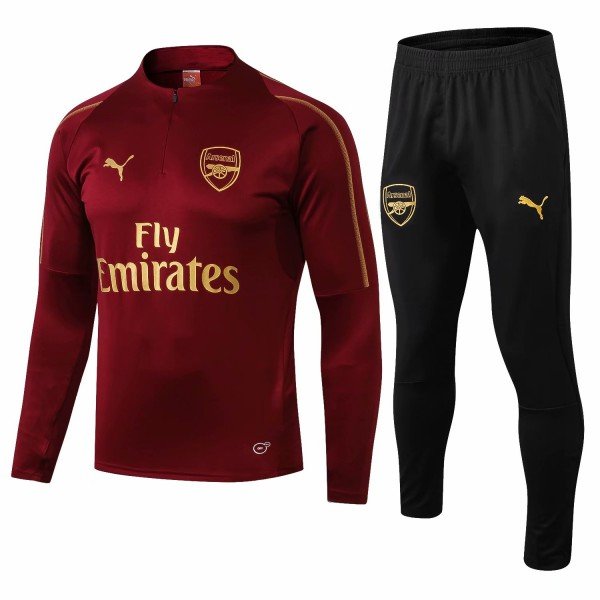 Kit treinamento oficial Puma Arsenal 2018 2019 vinho