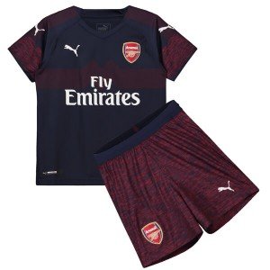 Kit infantil oficial Puma Arsenal 2018 2019 II jogador