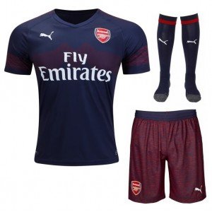 Kit adulto oficial Puma Arsenal 2018 2019 II jogador