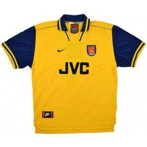 Camisa retro Arsenal 1996 1997 II Away jogador