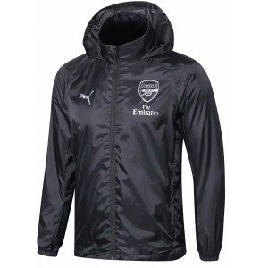 Jaqueta corta vento oficial Puma Arsenal 2018 2019 preta