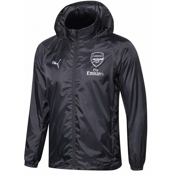 Jaqueta corta vento oficial Puma Arsenal 2018 2019 preta