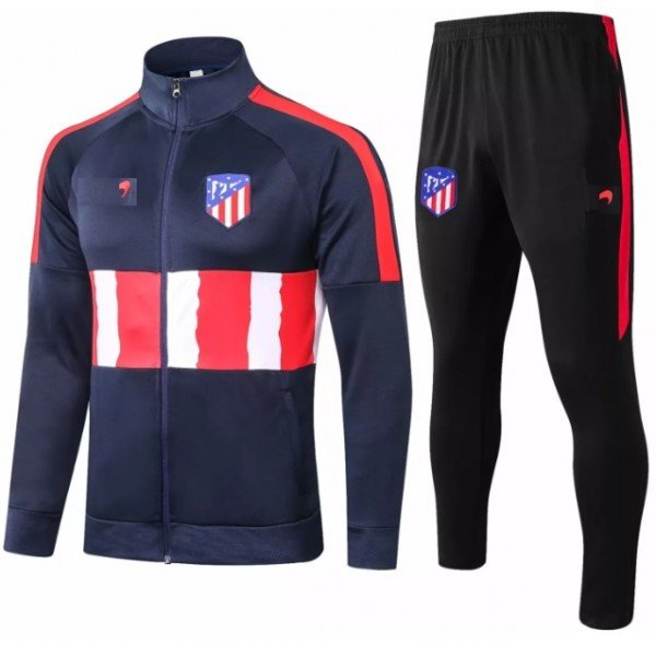 Kit treinamento Atletico de Madrid 2020 2021 Azul e preto