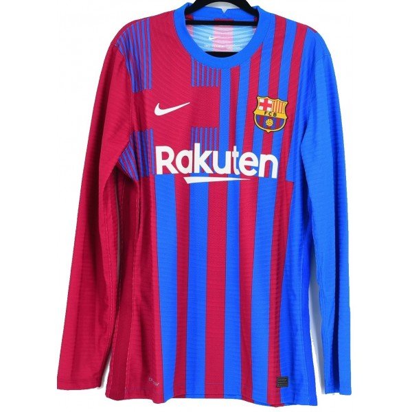 Camisa I Barcelona 2021 2022 Home manga comprida