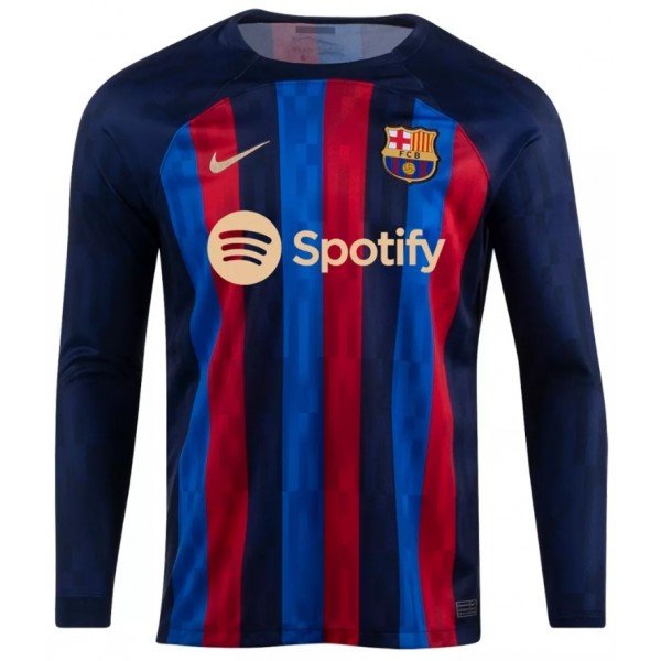 Camisa I Barcelona 2022 2023 Home manga comprida