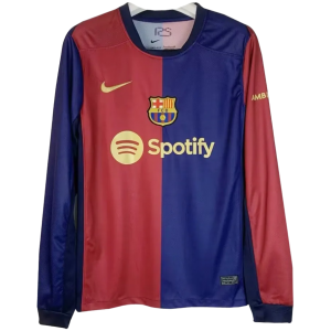 Camisa I Barcelona 2024 2025 Home manga comprida