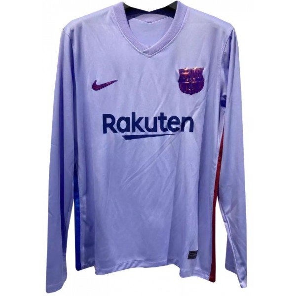 Camisa II Barcelona 2021 2022 Away manga comprida