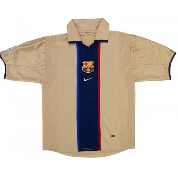 Camisa retro Barcelona 2001 2002 II Away jogador