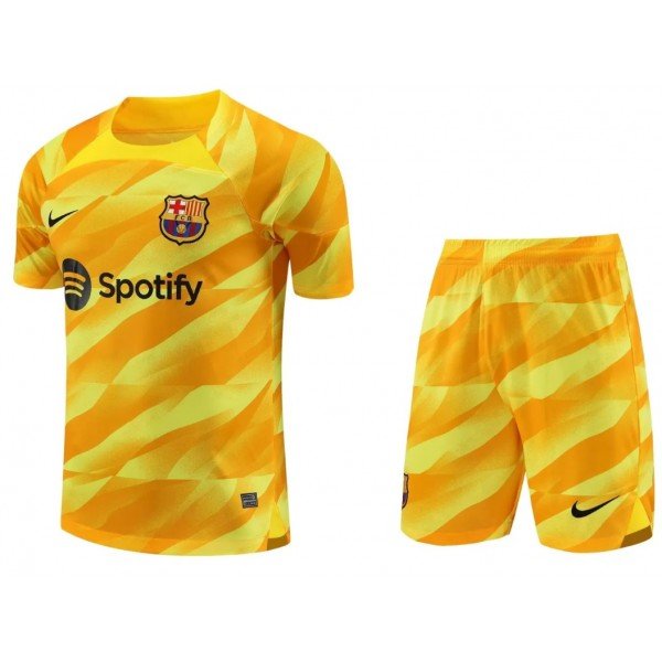 Kit infantil Goleiro I Barcelona 2023 2024 Home 