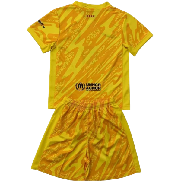 Kit infantil Goleiro I Barcelona 2024 2025 Home 