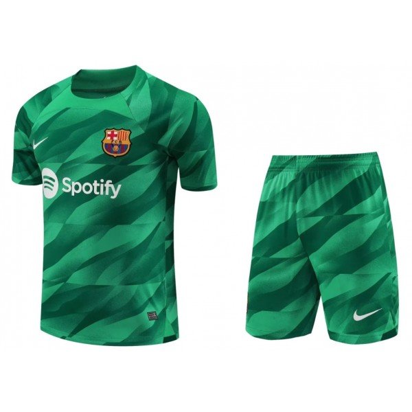 Kit infantil Goleiro III Barcelona 2023 2024 third