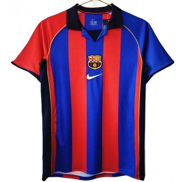 Camisa I Barcelona 2001 2002 Home retro 