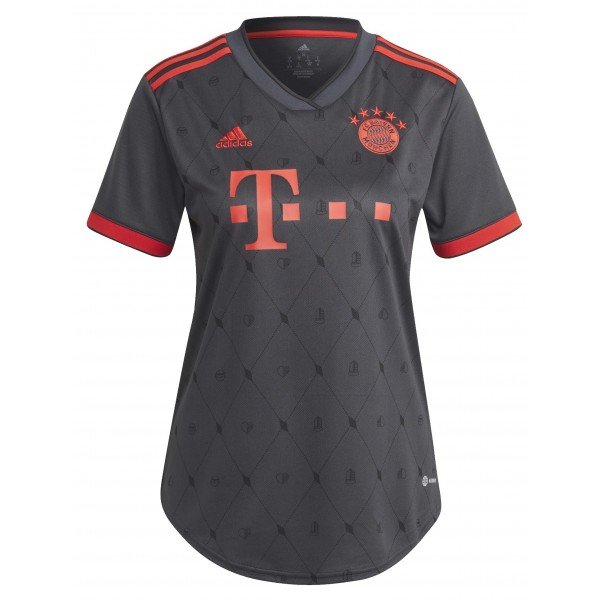 Camisa Feminina III Bayern de Munique 2022 2023 Adidas oficial