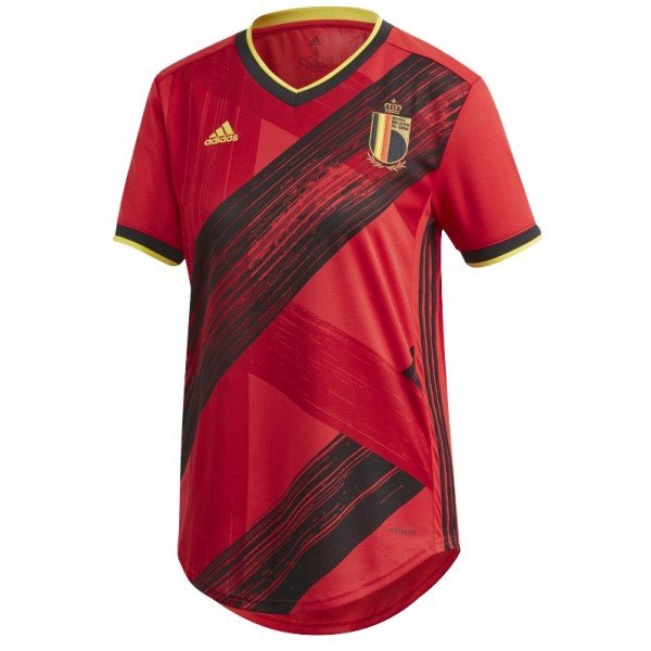 Camisa feminina oficial Adidas seleção da Belgica 2020 2021 I