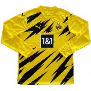 Camisa oficial Puma Borussia Dortmund 2020 2021 I jogador manga comprida