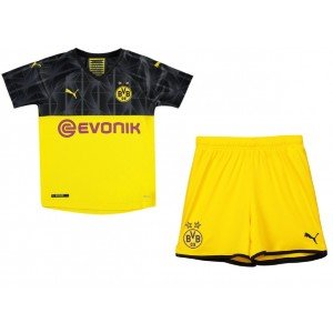 Kit infantil oficial Puma Borussia Dortmund 2019 2020 Champions League