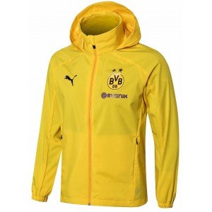 Jaqueta corta vento oficial Puma Borussia Dortmund 2018 2019 amarela