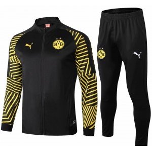 Kit treinamento oficial Puma Borussia Dortmund 2018 2019 preto e amarelo