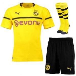 Kit adulto oficial Puma Borussia Dortmund  2018 2019 III jogador