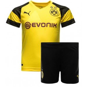 Kit infantil oficial Puma Borussia Dortmund 2018 2019 I jogador