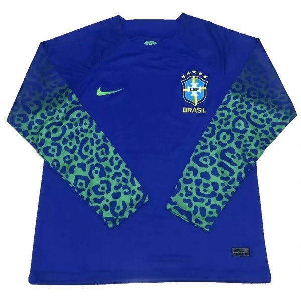 Camisa II Seleção do Brasil 2022 Away manga comprida