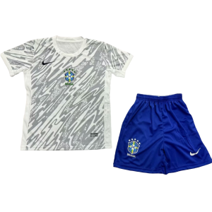 Kit infantil Goleiro II Seleção do Brasil 2024 Away