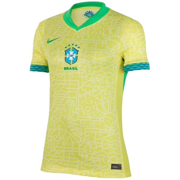 Camisa Feminina I Seleção do Brasil 2024 Home 