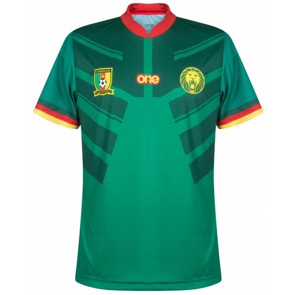 Camisa I Seleção de Camarões 2022 One All Sports oficial 