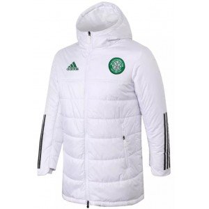 Jaqueta Winter oficial Adidas Celtic 2020 2021 Branca