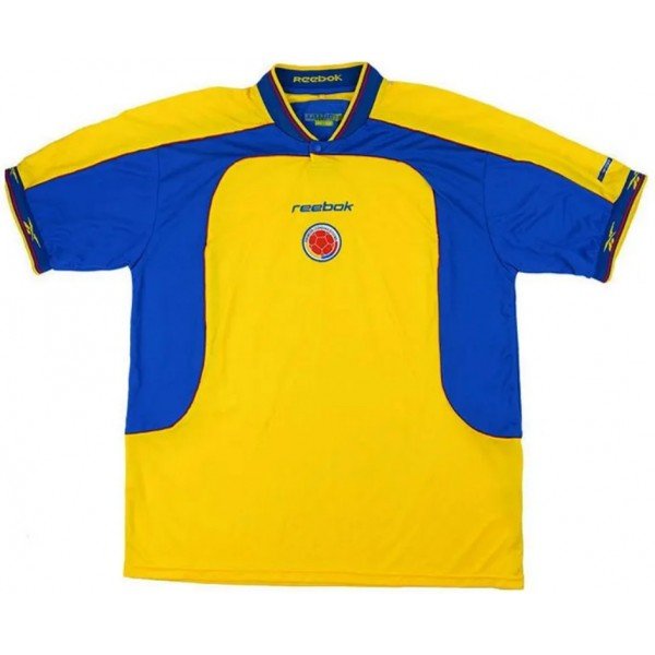 Camisa I Seleção da Colombia 2001 Reebok retro