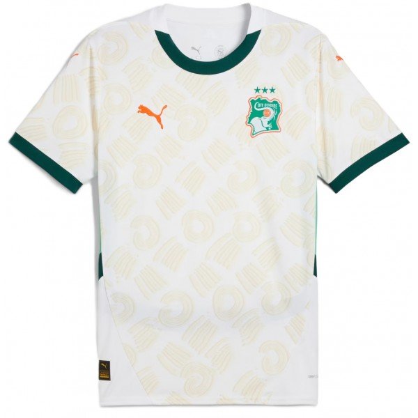 Camisa II Seleção da Costa do Marfim 2025 Puma oficial 