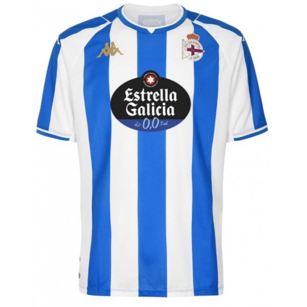 Camisa I Deportivo La Coruña 2021 2022 Kappa oficial 