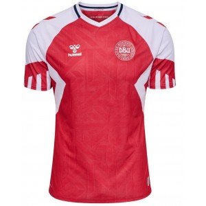 Camisa I Seleção da Dinamarca 2023 2024 Hummel oficial 
