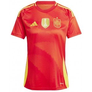Camisa Feminina I Seleção da Espanha 2024 Adidas oficial 