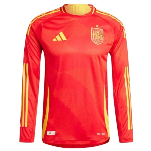 Camisa I Seleção da Espanha 2024 Adidas oficial manga comprida