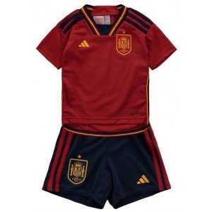 Kit infantil I Seleção da Espanha 2022 Adidas oficial 