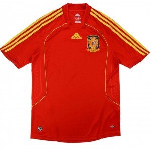 Camisa retro Adidas seleção da Espanha 2008 I jogador