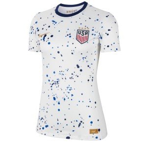 Camisa Feminina I Seleção dos Estados Unidos 2023 Home 