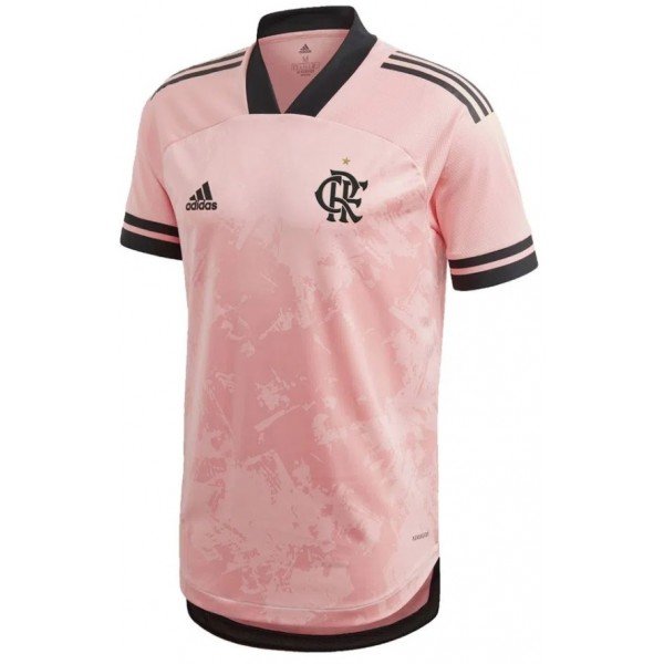 Camisa oficial Adidas Flamengo 2020 Outubro Rosa