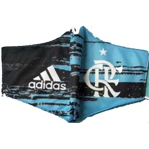 Mascara oficial Adidas Flamengo 2020 Azul