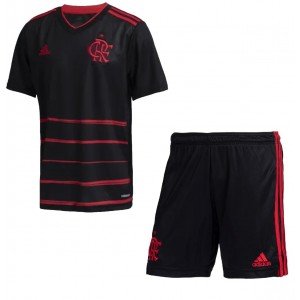 Kit infantil oficial Adidas Flamengo 2020 III jogador