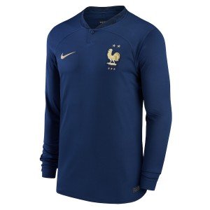 Camisa I Seleção da França 2022 Home manga comprida