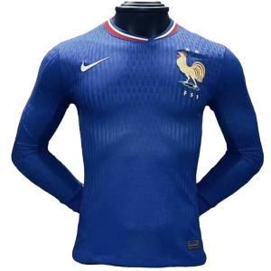 Camisa I Seleção da França 2024 Home manga comprida