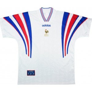 Camisa II Seleção da França 1996 Adidas retro 